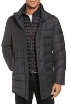 Men's Moorer Calegari Quilted Wool & Cashmere Jacket With Inset Bib Eu - Grey