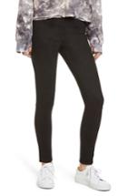 Women's Splendid Faux Suede Leggings - Black