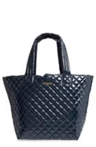 Mz Wallace 'medium Metro' Quilted Lacquer Tote - Blue