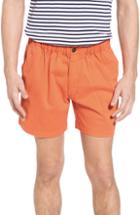 Men's Vintage 1946 Snappers Elastic Waist 5.5 Inch Stretch Shorts, Size - Orange