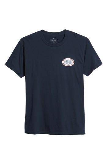 Men's O'neill Gasser Graphic T-shirt, Size - Blue