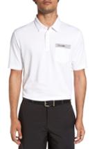 Men's Travis Mathew 'apache' Stripe Polo - Blue