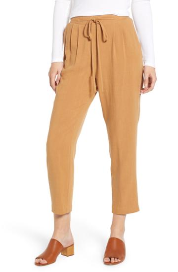 Women's Good Luck Gem Crop Pants - Beige