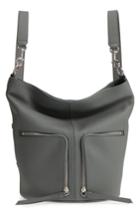 Allsaints Small Fetch Leather Backpack - Grey