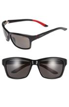 Men's Carrera Eyewear 58mm Polarized Sunglasses - Shiny Black/ Dark Grey