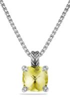 Women's David Yurman 'chatelaine' Pendant Necklace With Semiprecious Stone & Diamonds