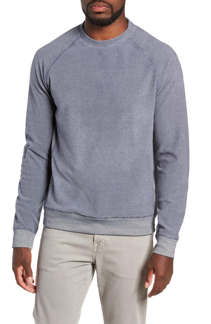 Men's Michael Bastian Crewneck Raglan Sweatshirt