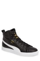 Men's Puma Clyde Mid Sneaker .5 M - Black