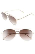 Women's Jimmy Choo Reto 57mm Sunglasses - Shiny White