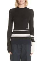 Women's Calvin Klein 205w39nyc Varsity Stripe Colorblock Sweater - None