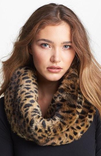 Parkhurst Faux Fur Twist Infinity Scarf