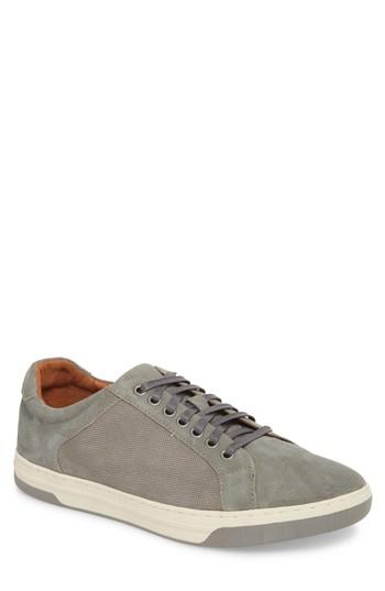 Men's Johnston & Murphy Fenton Low-top Sneaker .5 M - Grey
