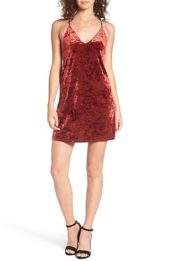 Women's Privacy Please Raymore Crushed Velvet Minidress