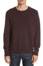 Men's Rag & Bone Holdon Cashmere Sweater - Burgundy