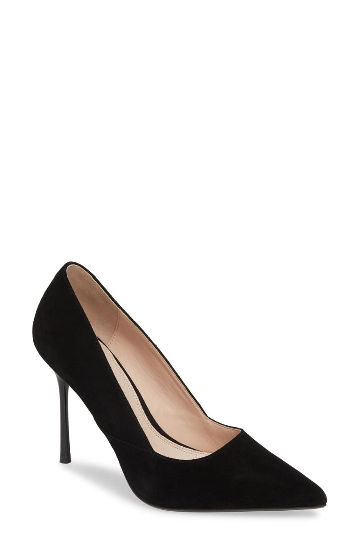 Women's Topshop Gigi Skinny Heel Pump .5us / 36eu - Black