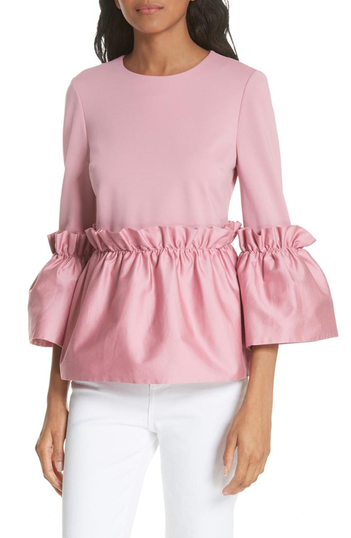Women's Ted Baker London Pleat Ruffle Top