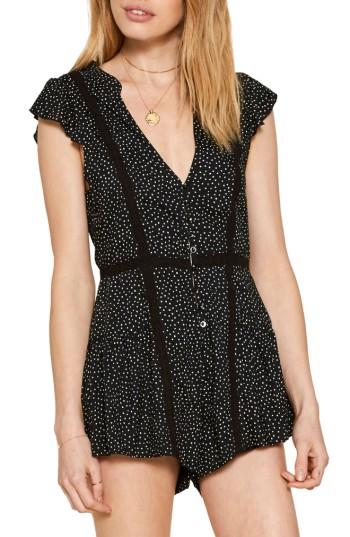 Women's Amuse Society Violet Print Romper