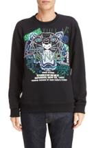 Men's Kenzo Embroidered Graphic Sweatshirt - Black