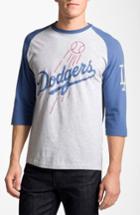 Men's Wright & Ditson 'los Angeles Dodgers' Baseball T-shirt - Grey
