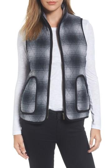 Women's Caslon Quilted Vest - Grey