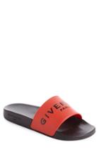 Women's Givenchy Logo Slide Eu - Orange