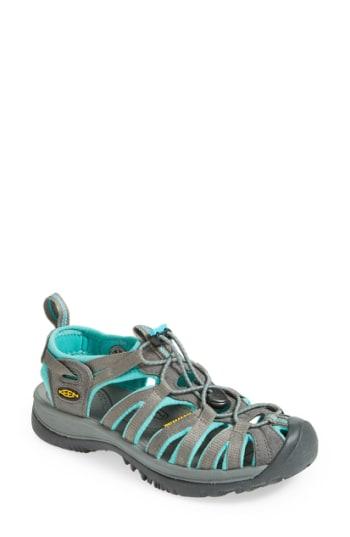 Women's Keen 'whisper' Water Friendly Sport Sandal .5 M - Grey