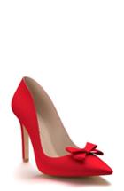 Women's Shoes Of Prey Pointy Toe Pump .5 B - Red