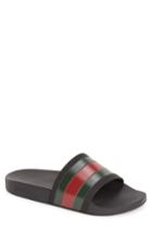 Men's Gucci Pursuit Rubber Slide Sandal Us / 8uk - Black