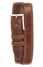 Men's Allen Edmonds Sterling Ave Leather Belt - Brown