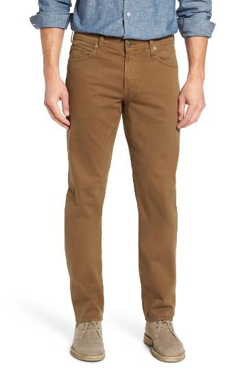 Men's Ag Graduate Sud Slim Straight Leg Pants X 34 - Brown
