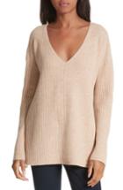 Women's Rag & Bone Mitchell Merino Wool Sweater, Size - Beige