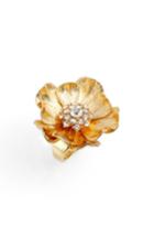 Women's Kate Spade New York Precious Poppies Crystal Ring