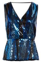 Women's Wayf Essie Sequin Top - Blue