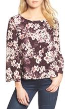 Women's Cupcakes And Cashmere Jerrin Blouse, Size - Burgundy