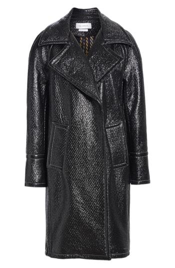 Women's Yigal Azrouel Oversized Laminated Tweed Coat