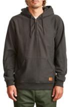Men's Brixton Longman Fleece Hoodie, Size - Black