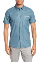 Men's Ted Baker London Wonky Trim Fit Oxford Sport Shirt (xl) - Blue