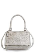 Givenchy 'small Pepe Pandora' Leather Shoulder Bag - Burgundy