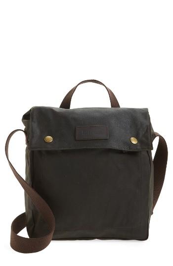 Men's Barbour Balloch Waxed Cotton Flight Bag -