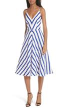 Women's Milly Stripe Washed Linen Blend Sundress - White