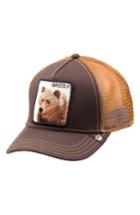 Men's Goorin Brothers 'animal Farm - Grizz' Mesh Trucker Hat - Brown