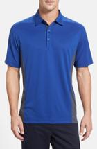 Men's Cutter & Buck 'willows' Colorblock Drytec Polo, Size - Blue