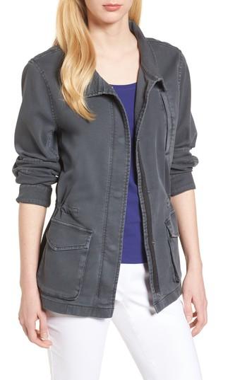 Women's Nic+zoe Modern Utility Jacket - Grey