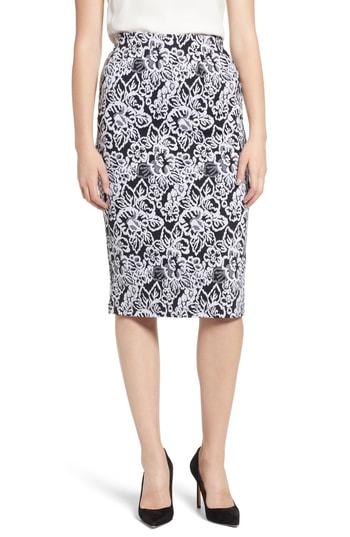 Women's Everleigh Double Knit Pencil Skirt, Size - Black