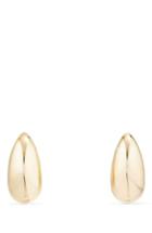 Women's David Yurman Pure Form Pod Earrings With Diamonds In 18k Gold, 15mm