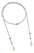 Women's Nakamol Design Stone & Crystal Lariat Necklace