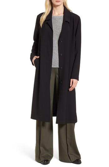 Women's Sosken Long Duster Coat - Black