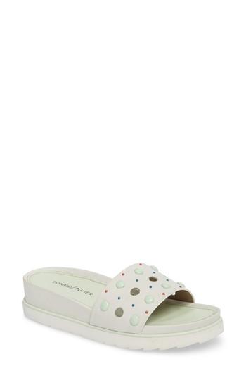Women's Donald Pliner Cava Slide Sandal M - White