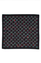 Women's Gucci Real Gg Scarf, Size - Black