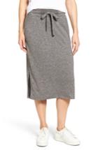 Women's Caslon Jersey Midi Skirt - Grey